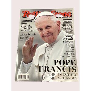 Rolling Stone Magazine Pope Francis Issue 1202 February 2014 VTG